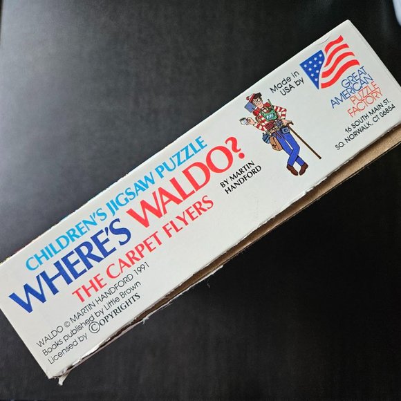 VINTAGE‎ Deadstock Where's Waldo - The Carpet Flyers - 100+ Puzzle - Missing 1p - Picture 5 of 9
